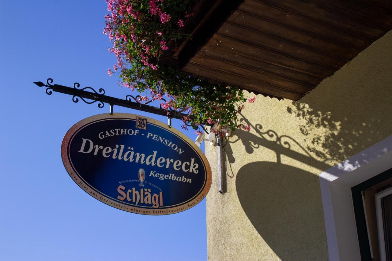 Gasthof Dreilaendereck Schwarzenberg am Bohmerwald Eksteriør billede